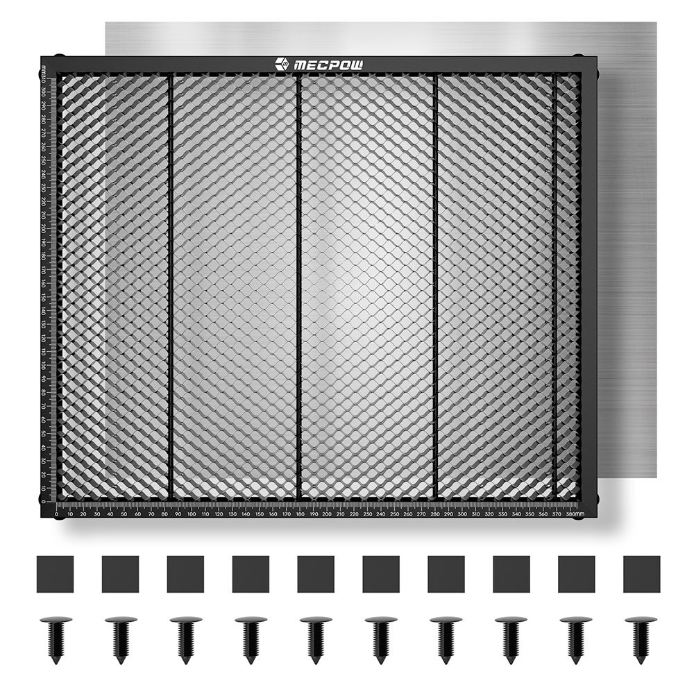 Mecpow H43 410 x 340 x 16 mm Lit laser en nid d'abeille pour Falcon A1