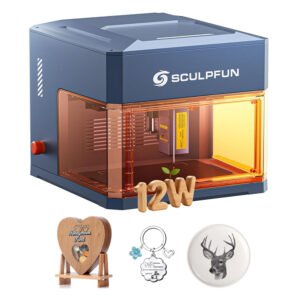 SCULPFUN iCube Ultra 12W Graveur laser de bureau