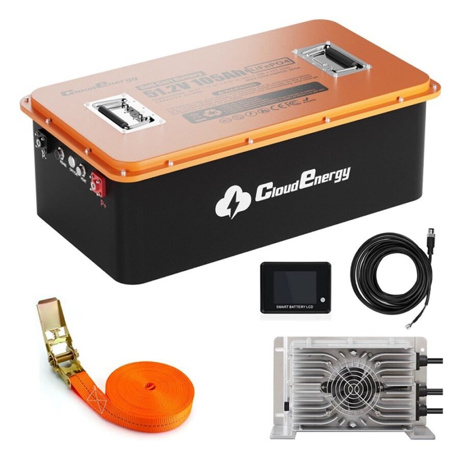 Cloudenergy GFS48-105 : batterie LiFePO4 48 V pour voiturette de golf