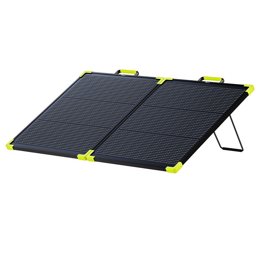 Station d'alimentation portable FOSSiBOT FDC300 avec son panneau solaire SP100 Pro – vue 3