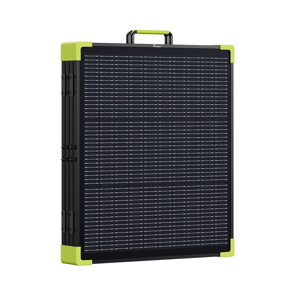 Station d'alimentation portable FOSSiBOT FDC300 avec son panneau solaire SP200 Pro – vue 4