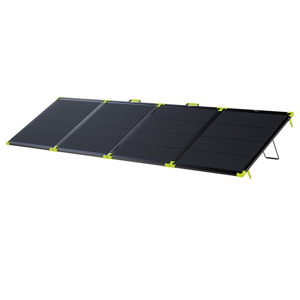 Panneau solaire portable bifacial pliable FOSSiBOT SP400 Pro avec châssis aluminium et protections d’angle – vue 2