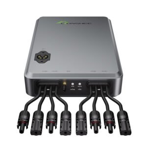 Hub solaire LIONSHEE LS-H1600 1600W à double entrée MPPT avec boîtier métallique IP65 et connecteurs MC4