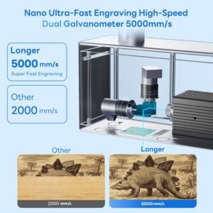 LONGER Nano 6W graveur laser portable à galvanomètre rapide – vue 2