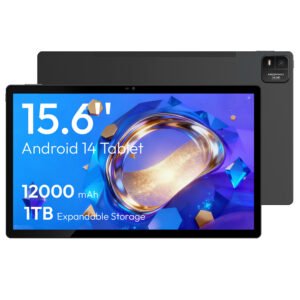 Tablette MESWAO B3 Pro noire avec écran IPS 15,6 pouces Full HD