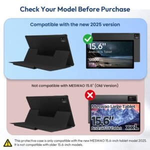 MESWAO Étui pour tablette B3 & B3 Pro 15,6 pouces, protection écran – vue 2