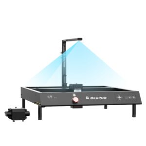 Caméra Mecpow MC5 5MP avec support de montage pour graveur laser compatible LightBurn