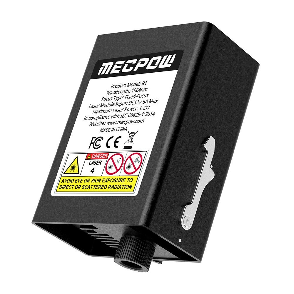 Module laser infrarouge Mecpow R1 noir 1064 nm pour graveur laser – vue 3