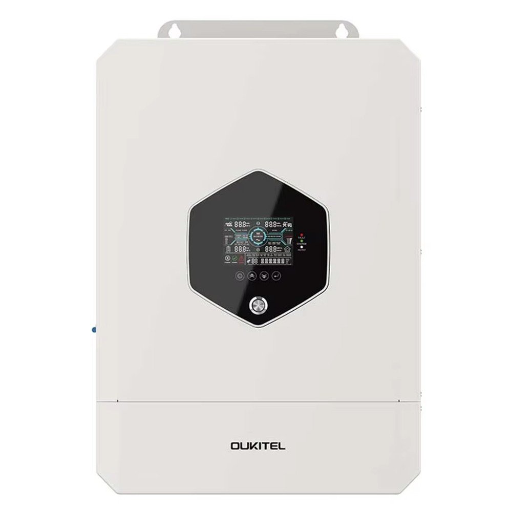Onduleur hybride OUKITEL HFE12KLO2A 12 kW pour système de batterie LiFePO4 51,2 V – vue 2