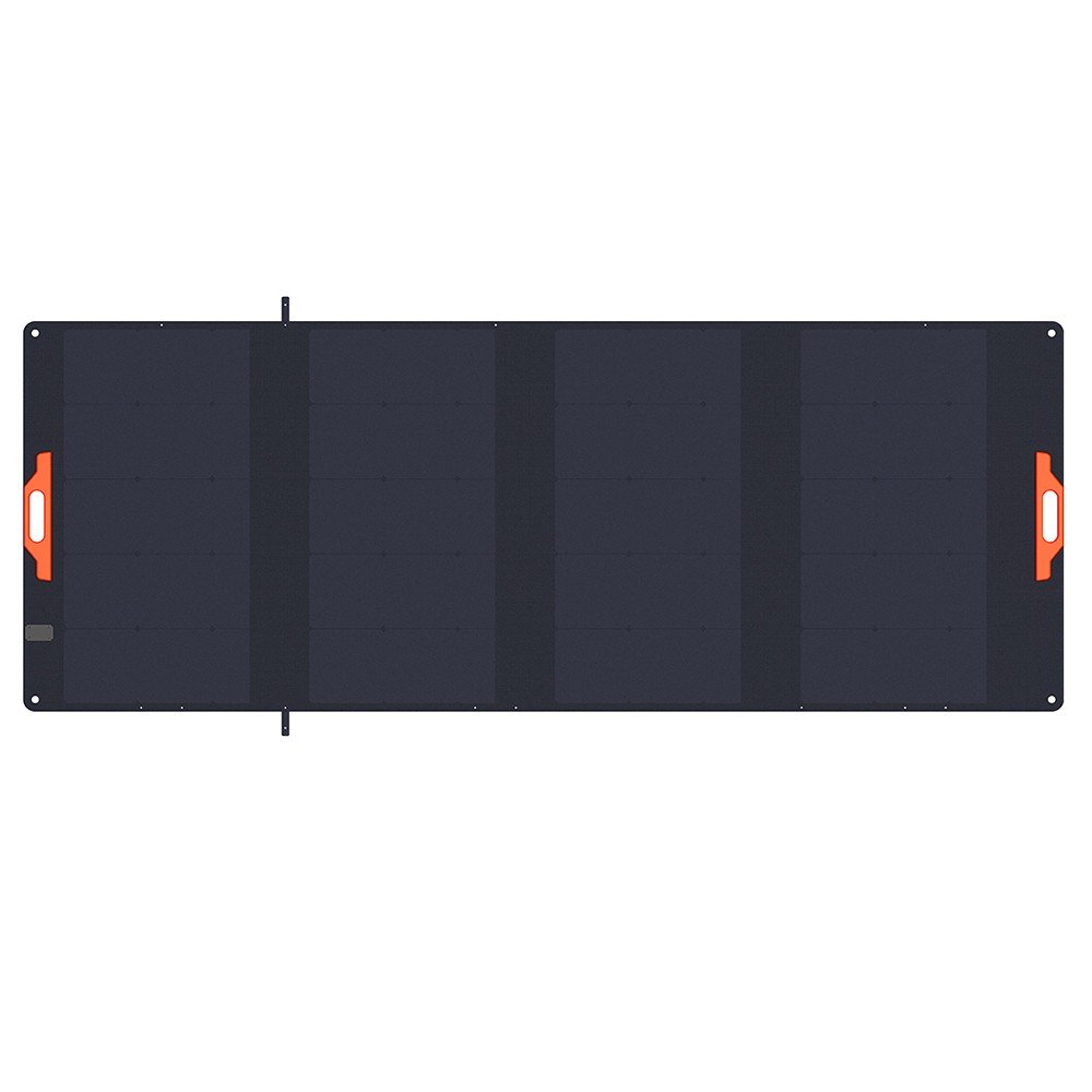 Panneau solaire pliable Oscal PM400 SE 400 W déplié avec sa béquille réglable – vue 3