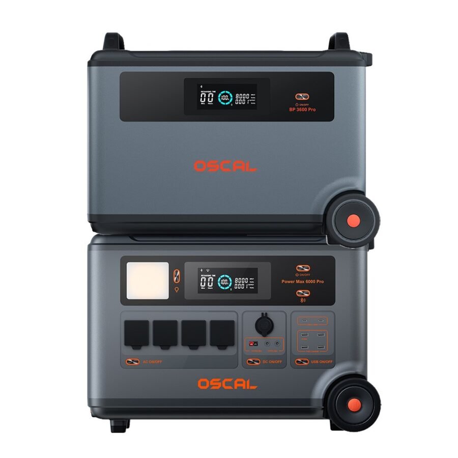 Oscal PowerMax 6000 Pro avec batterie d'extension BP3600 Pro