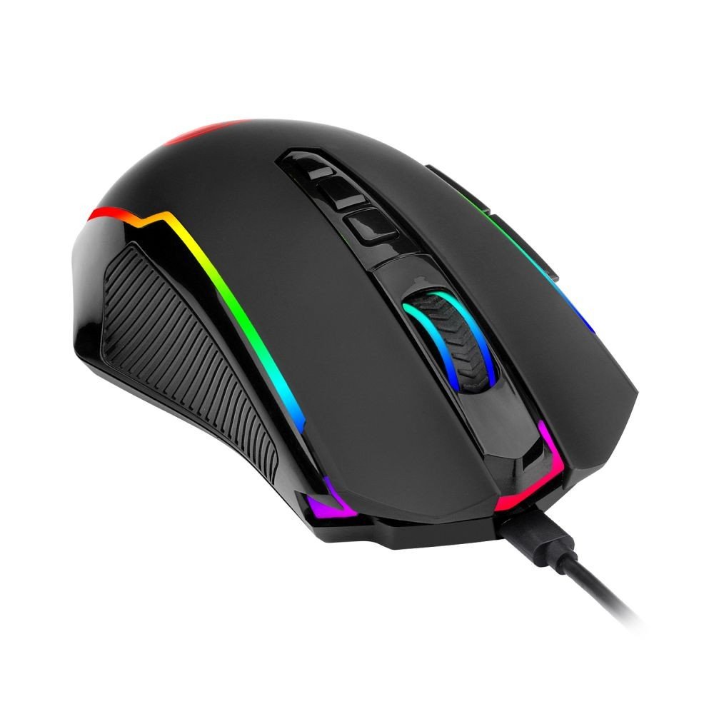 Souris de jeu Redragon M910-KS Ranger Lite noire, modèle filaire et sans fil 2,4 GHz – vue 3