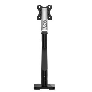 Bras de moniteur ergonomique TITAN ARMY T300 Pro noir et argent avec fixation de bureau