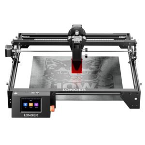 Graveur laser LONGER RAY5 10W noir avec écran tactile et zone de gravure 400 x 400 mm – vue 5