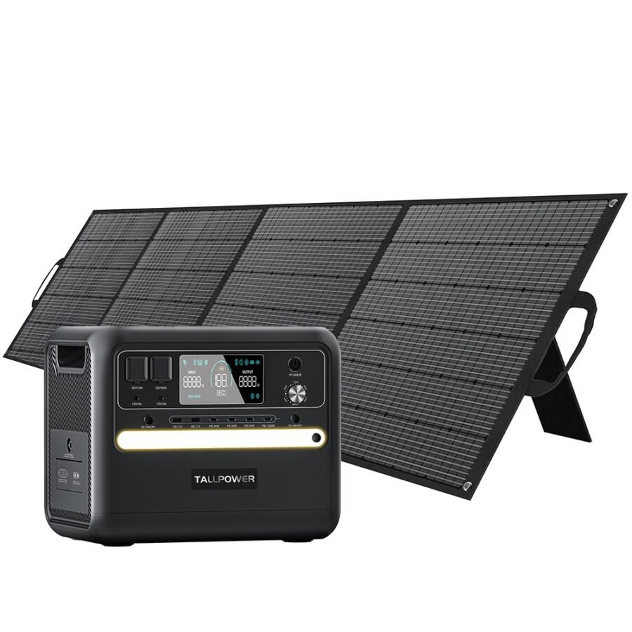 TALLPOWER V2400 : centrale solaire portable avec panneau 400 W