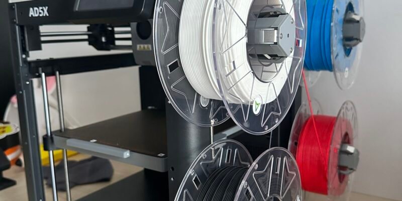 Flashforge et son imprimante 3D AD5X 4 bobines en test