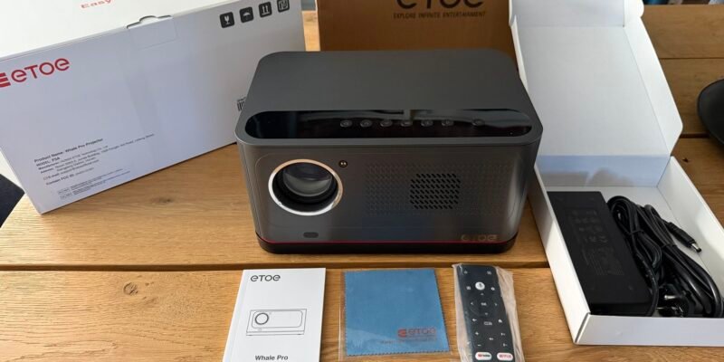 Test ETOE Whale Pro : avis complet sur le vidéoprojecteur Full HD Android TV 1800 ANSI