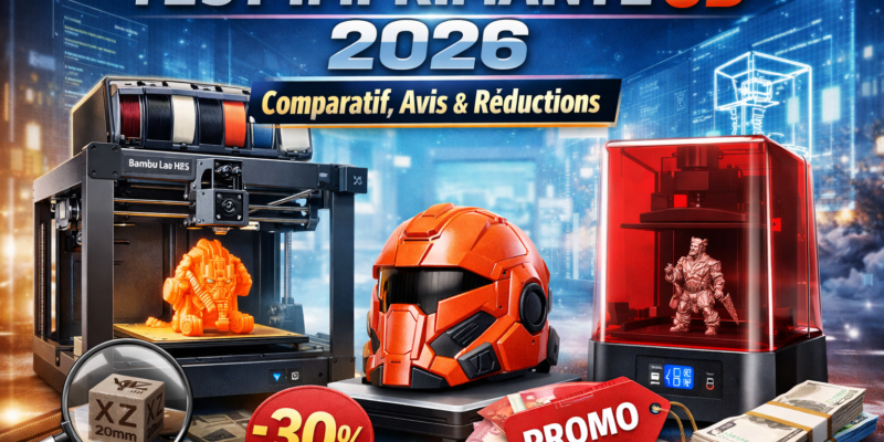 Meilleure imprimante 3D 2026 : comparatif expert et classement complet